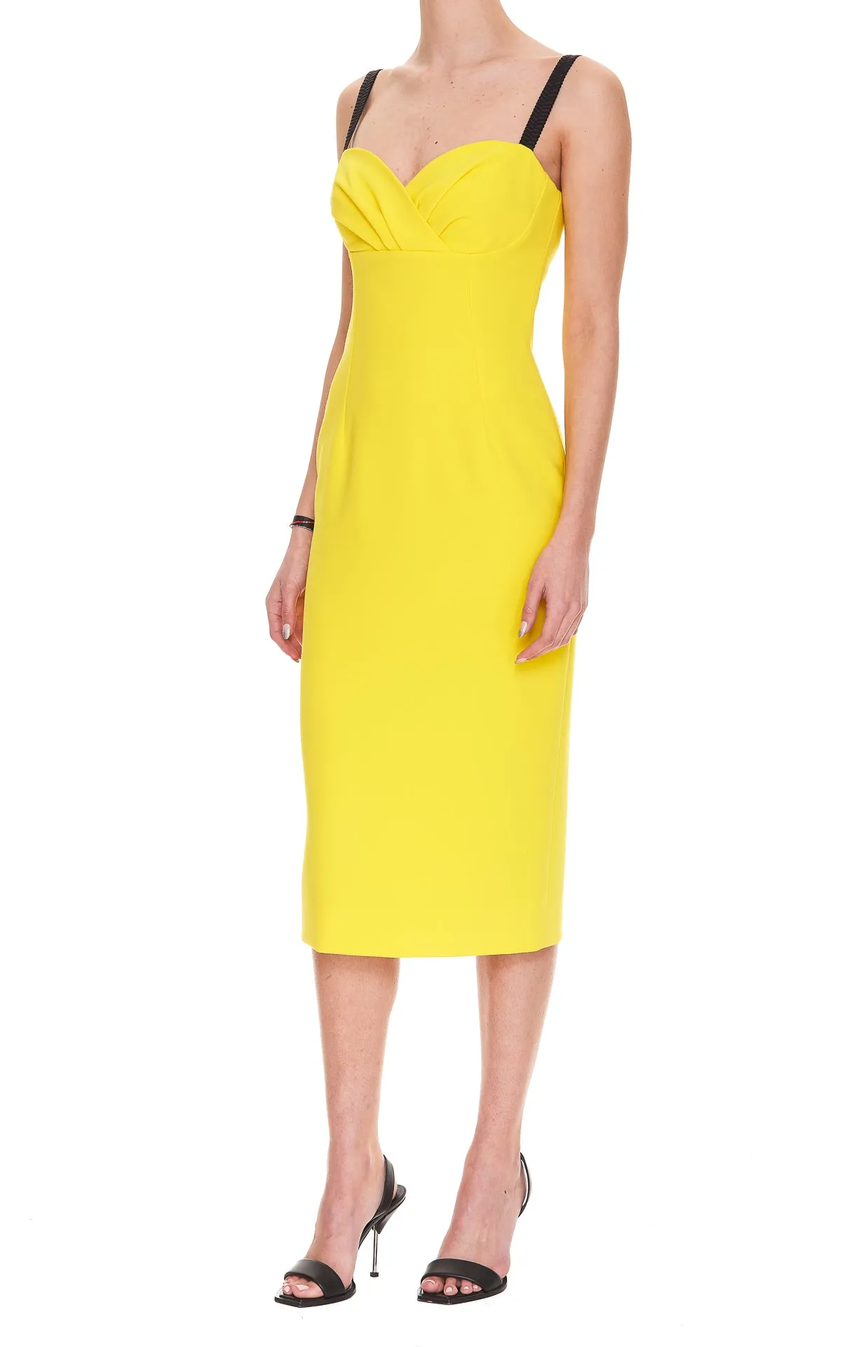 Dolce & Gabbana Heart Neck Strapped Dress