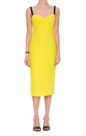 Dolce & Gabbana Heart Neck Strapped Dress