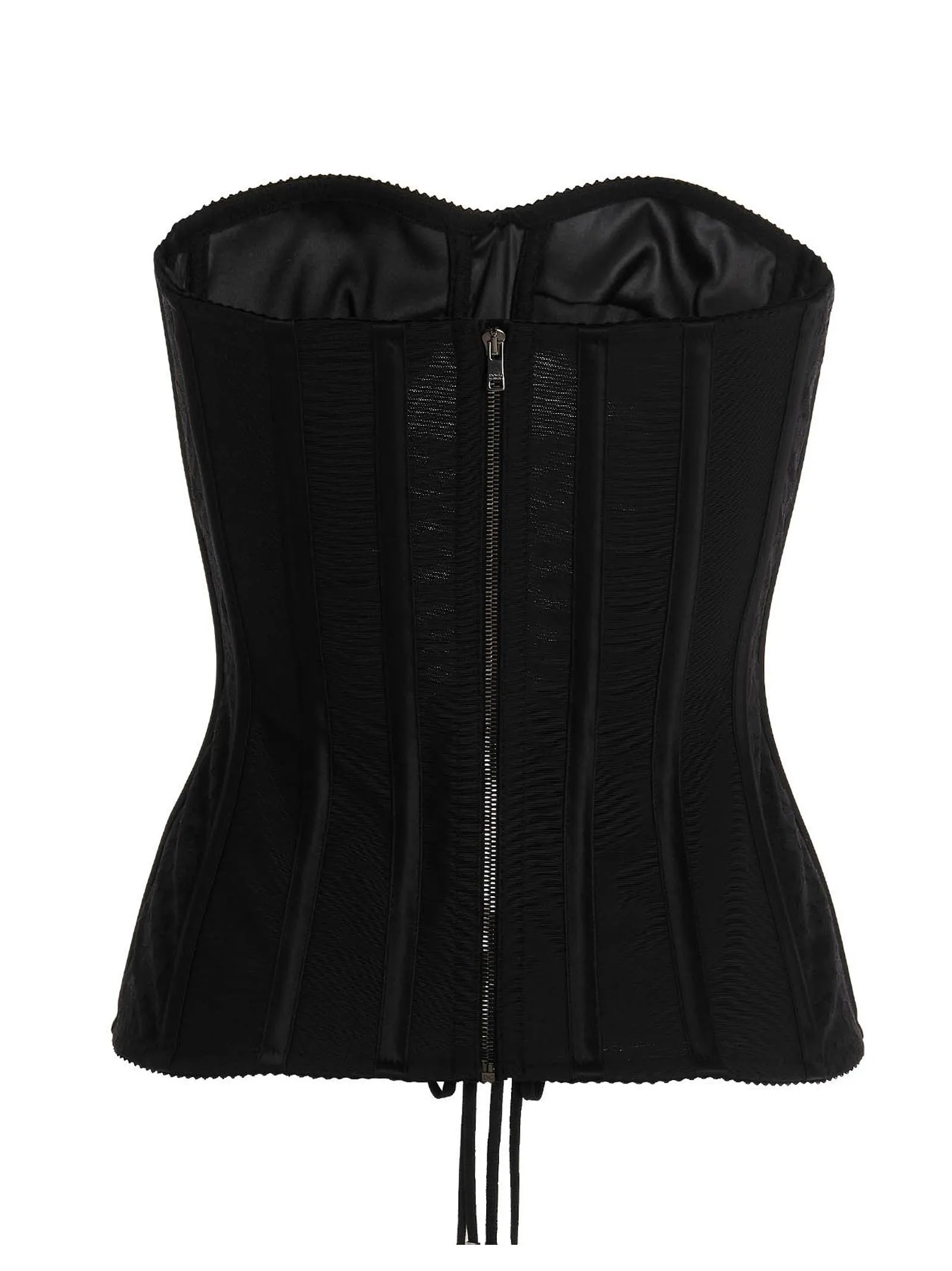 Dolce & Gabbana Lace-Up Bustier Top