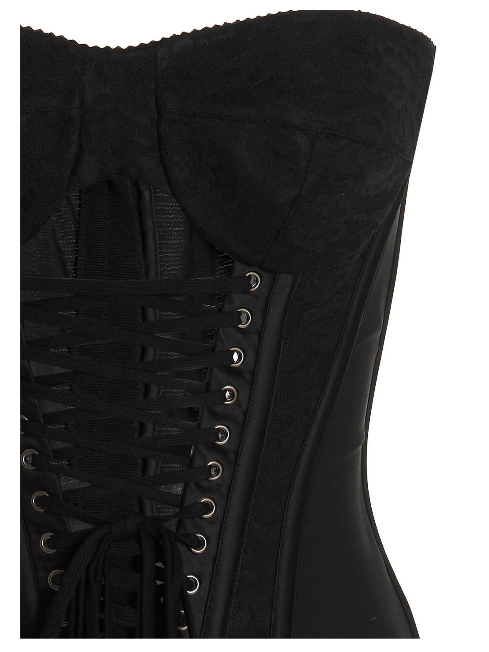 Dolce & Gabbana Lace-Up Bustier Top
