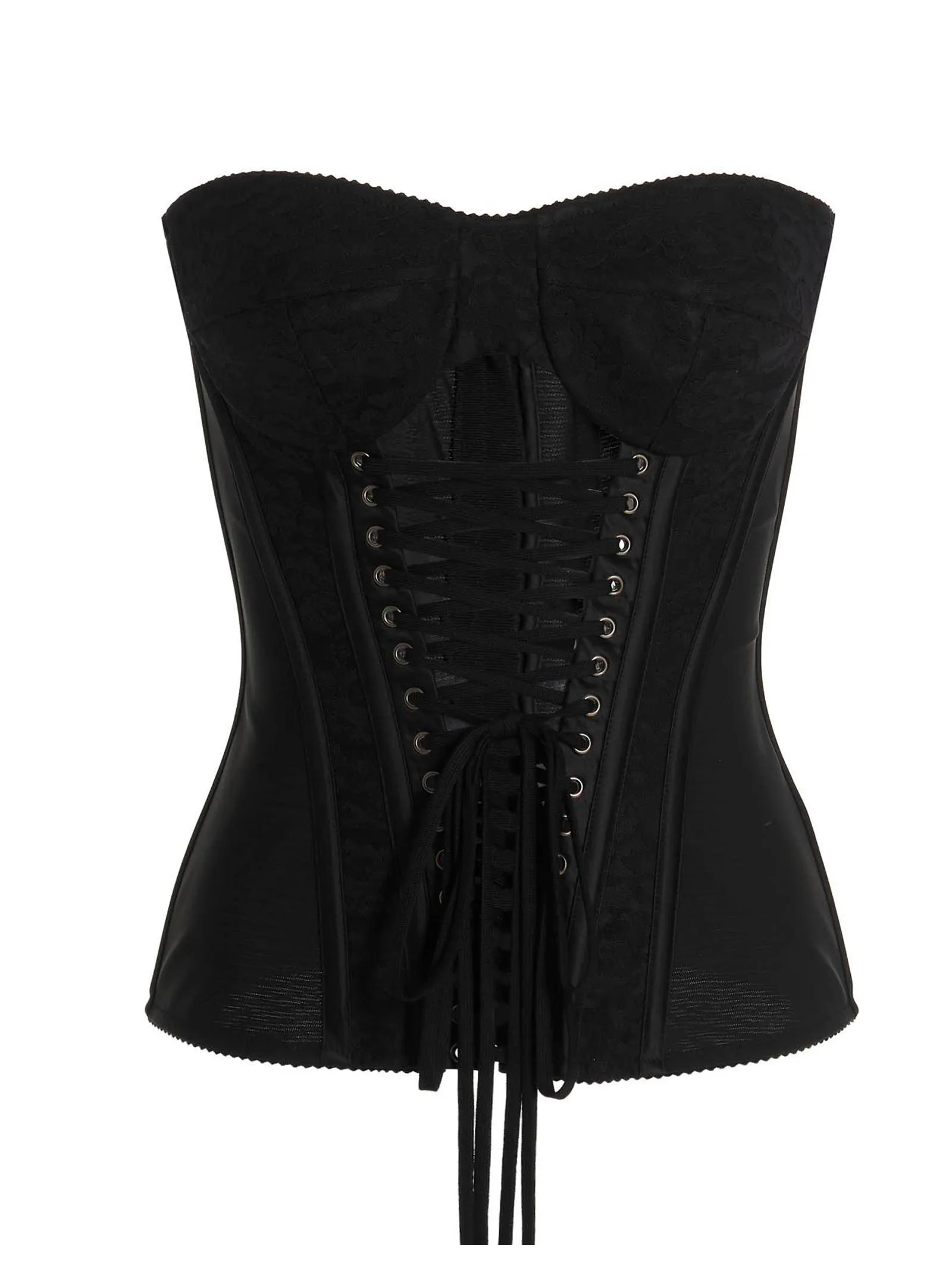Dolce & Gabbana Lace-Up Bustier Top