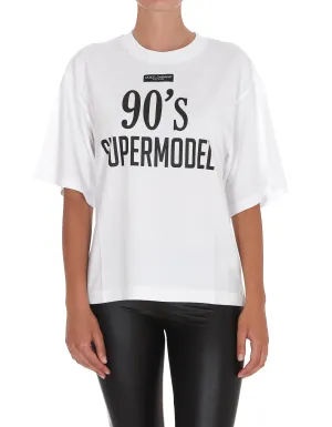 Dolce & Gabbana Logo Printed Crewneck T-Shirt
