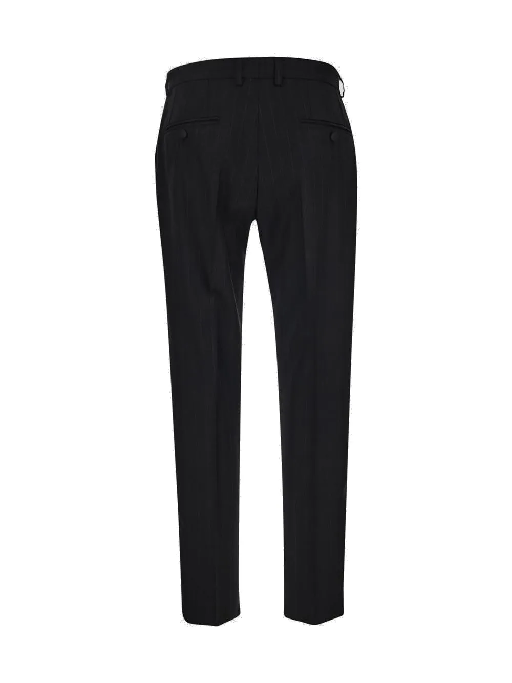 Dolce & Gabbana Pinstriped Tailored Mid-Rise Trousers