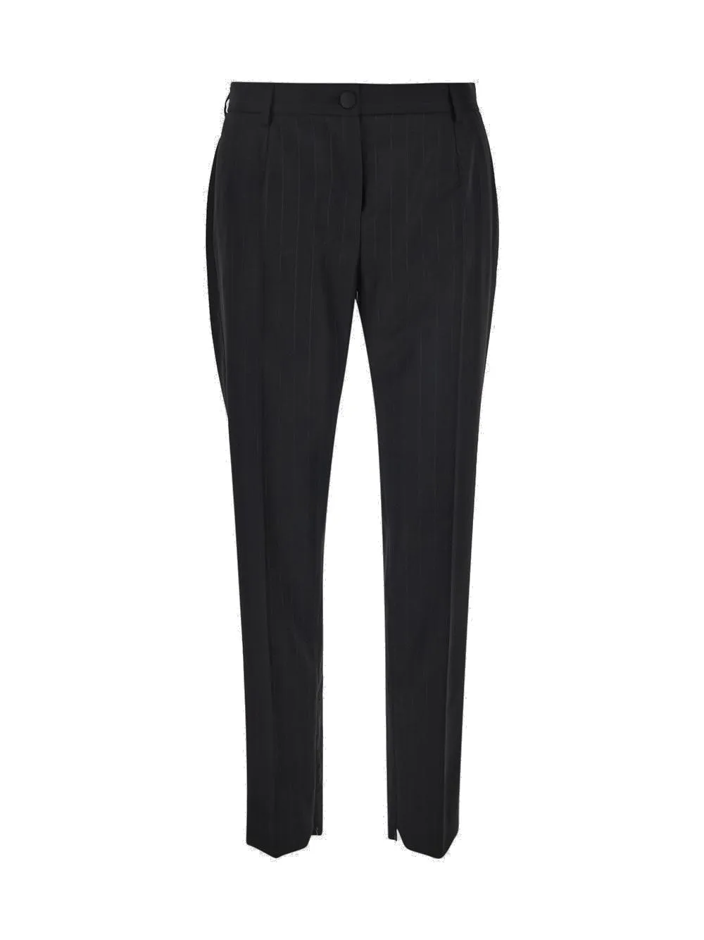 Dolce & Gabbana Pinstriped Tailored Mid-Rise Trousers