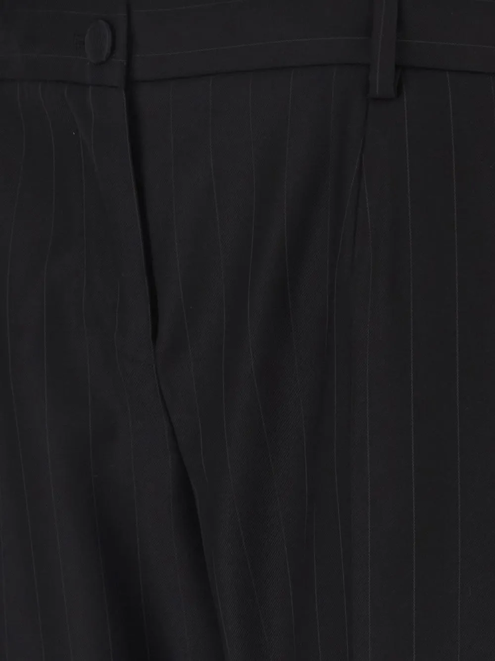 Dolce & Gabbana Pinstriped Tailored Mid-Rise Trousers