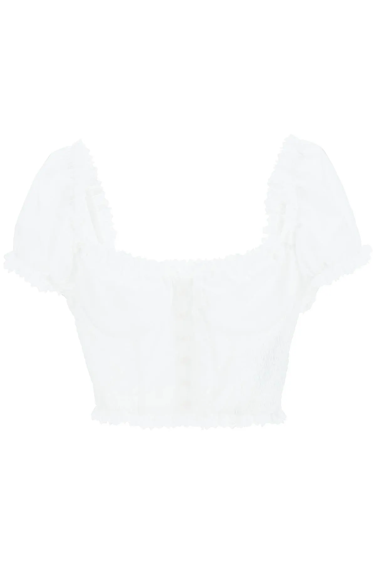 Dolce & Gabbana Ruffled Cropped Top