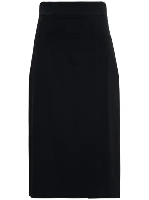Dolce & Gabbana Side Split Longuette Skirt