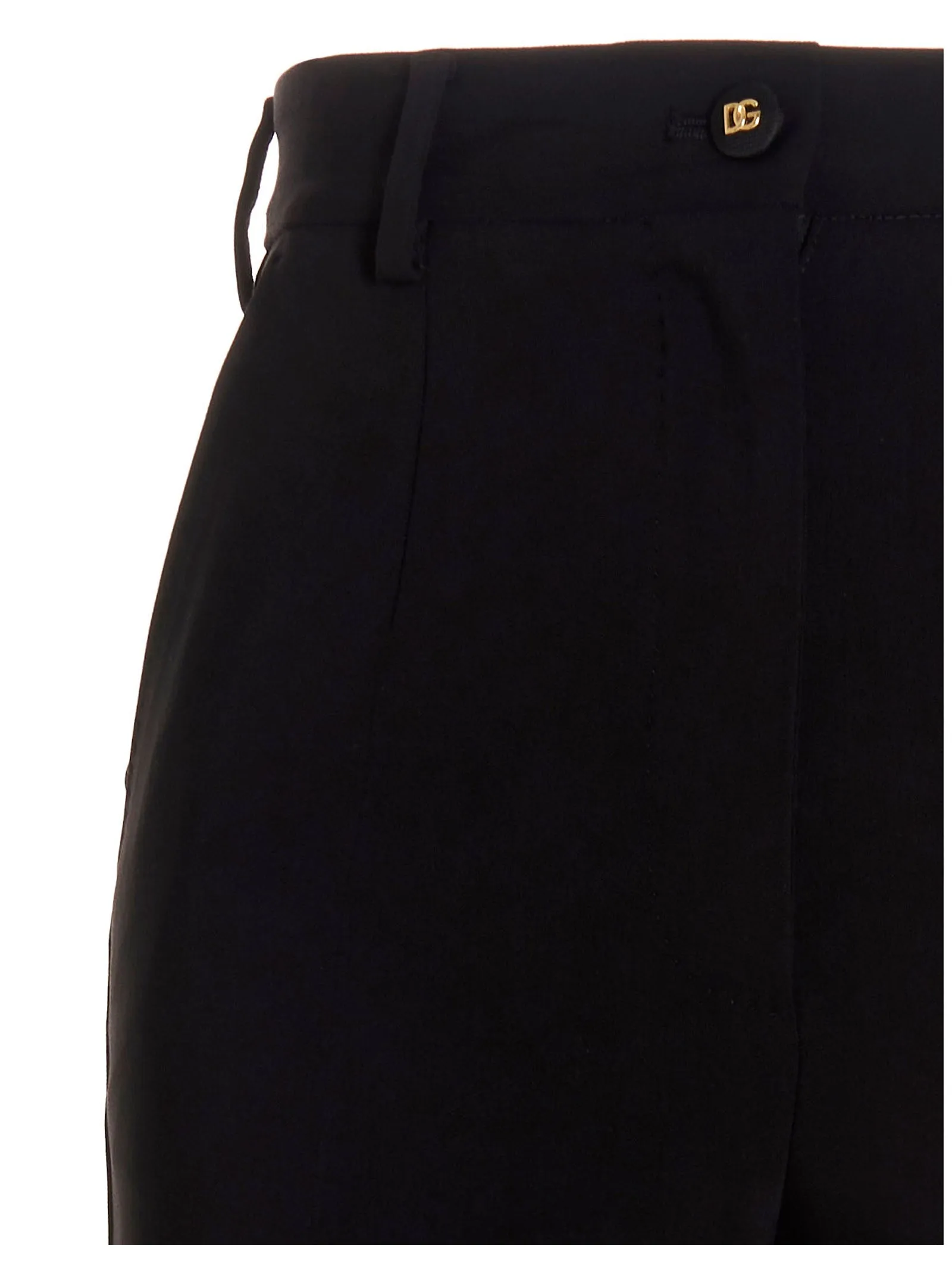Dolce & Gabbana Turn-Up Cuff Tailored Trousers