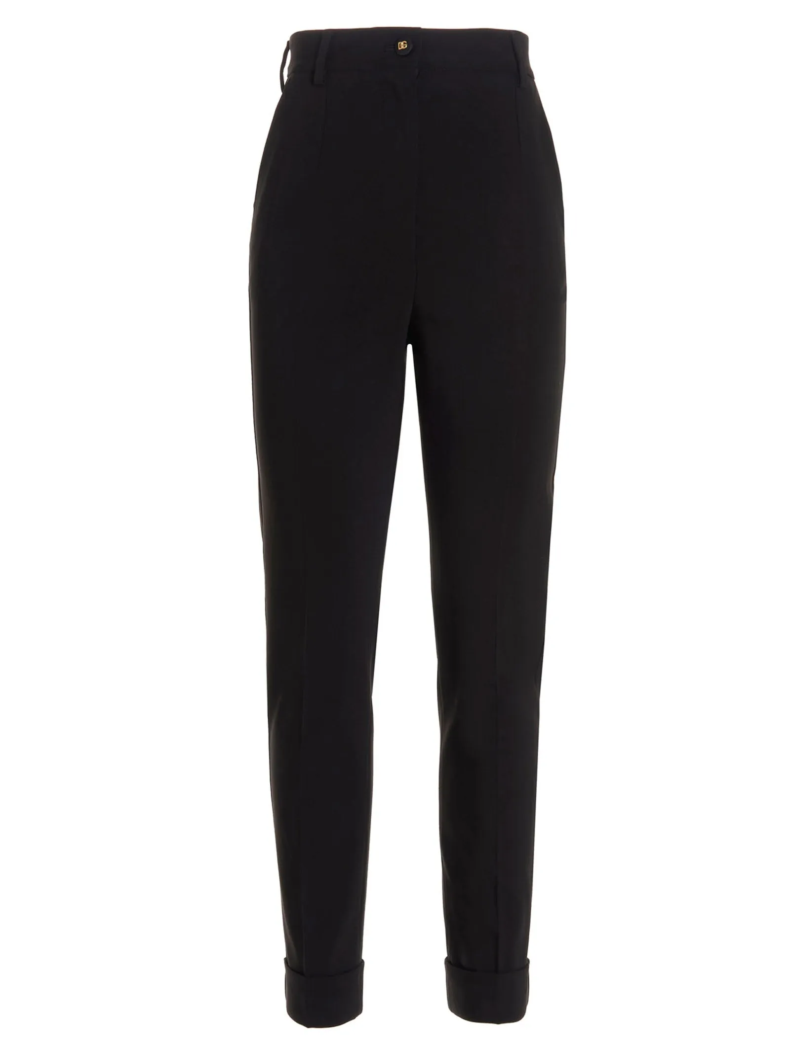 Dolce & Gabbana Turn-Up Cuff Tailored Trousers