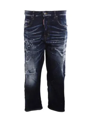 Dsquared2 Distressed Cropped Jeans
