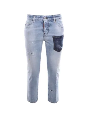 Dsquared2 Distressed Cropped Jeans