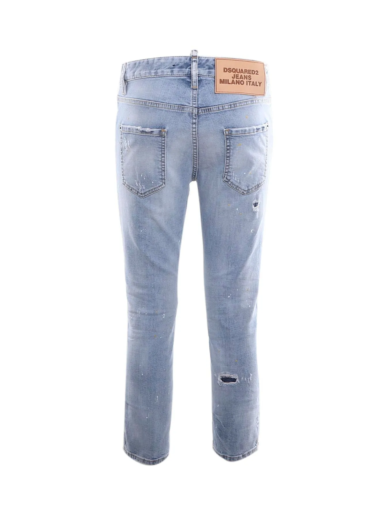 Dsquared2 Distressed Cropped Jeans