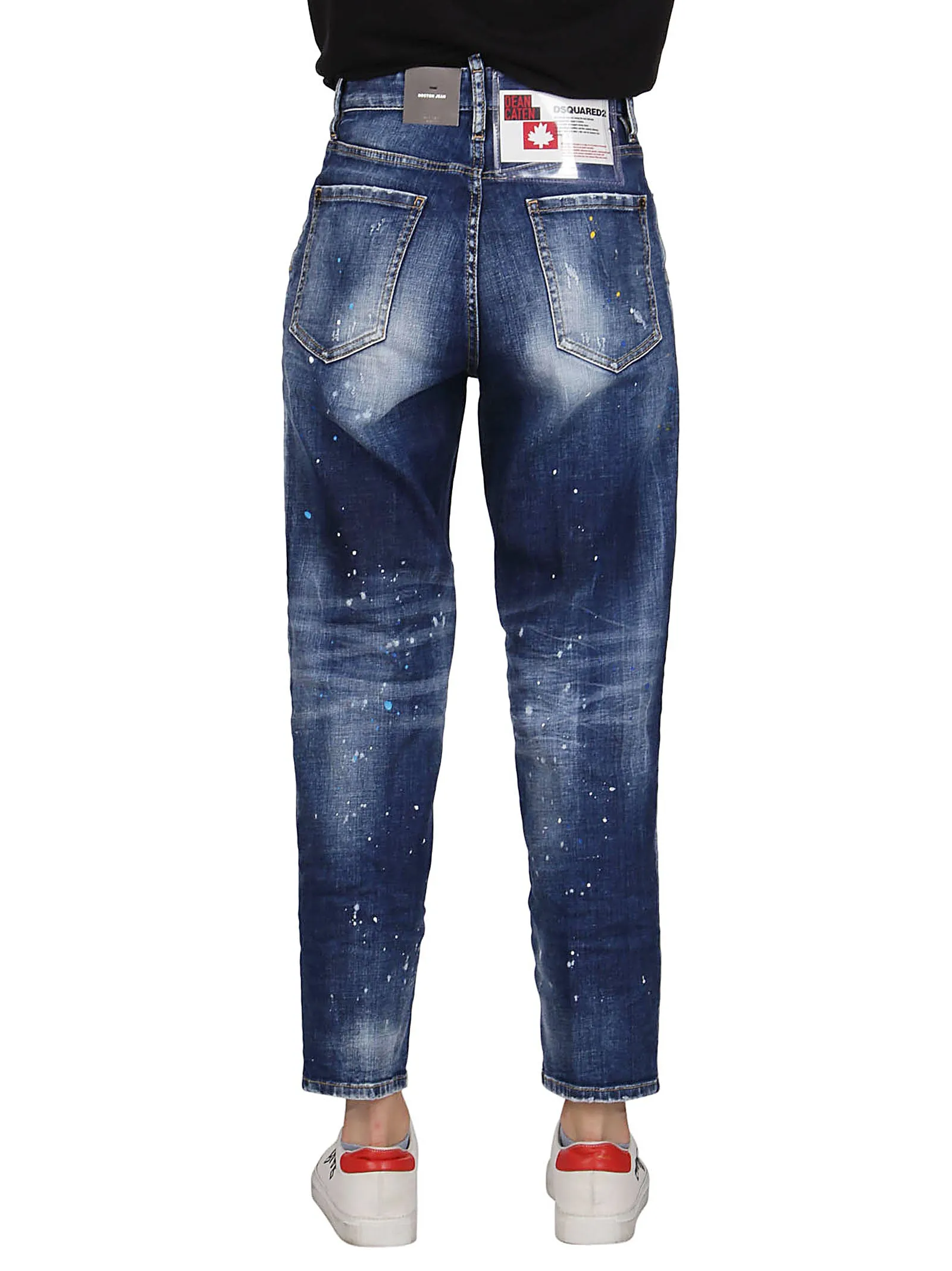 Dsquared2 Distressed-Detailed Cropped Jeans