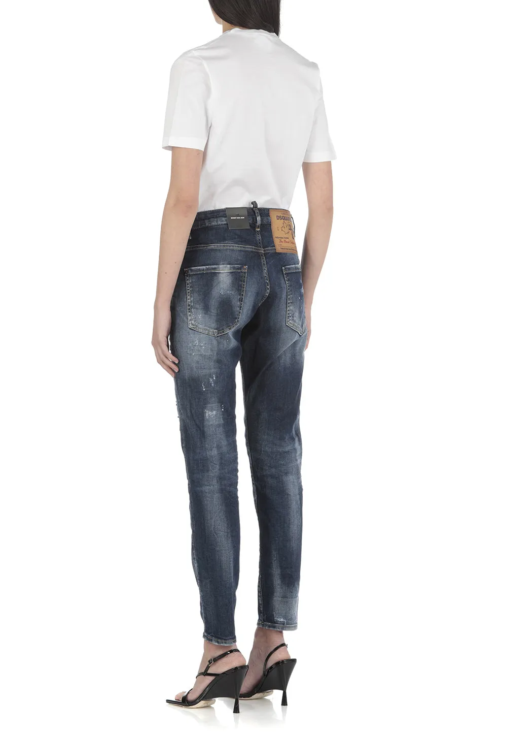 Dsquared2 Distressed Paint-Splatter Jeans