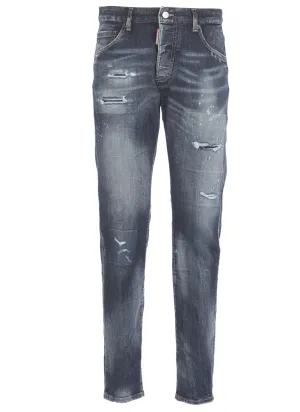 Dsquared2 Distressed Paint-Splatter Jeans