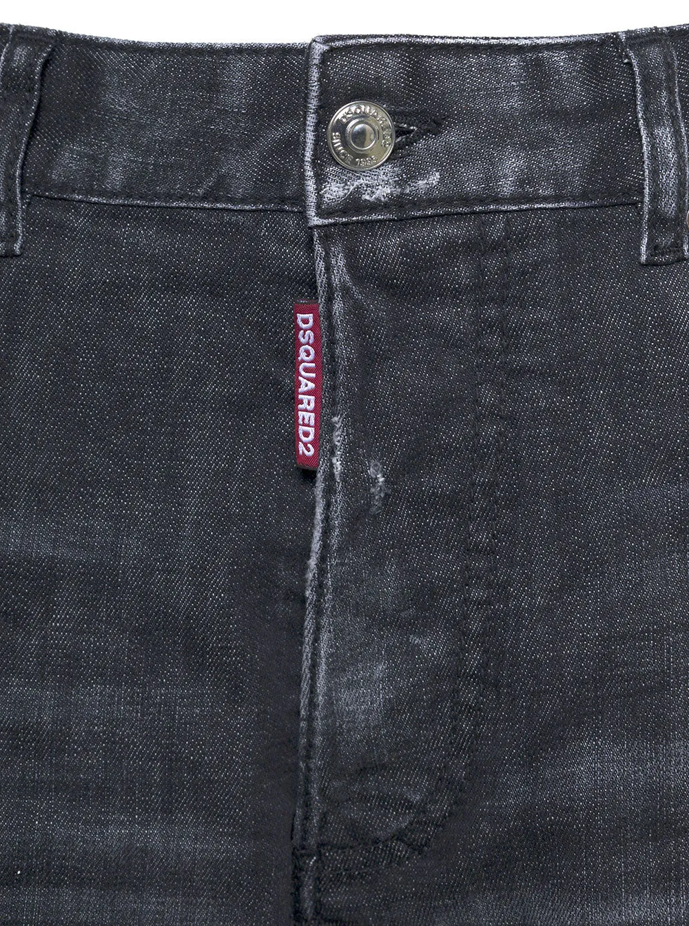 Dsquared2 Distressed Wide-Leg Jeans