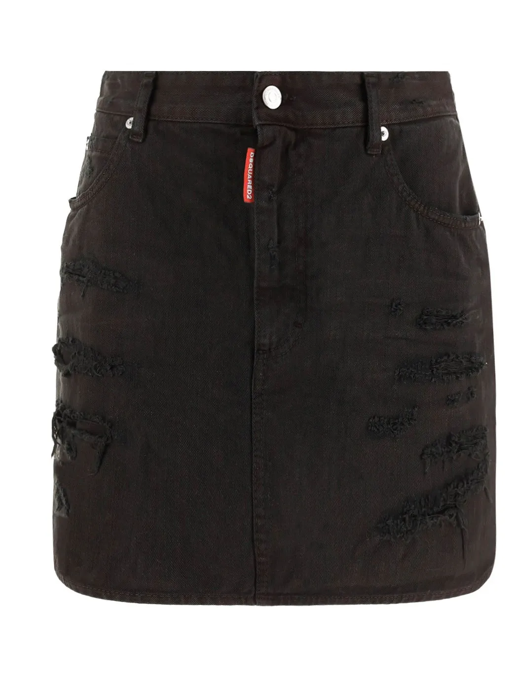 Dsquared2 Logo Patched Mini Skirt