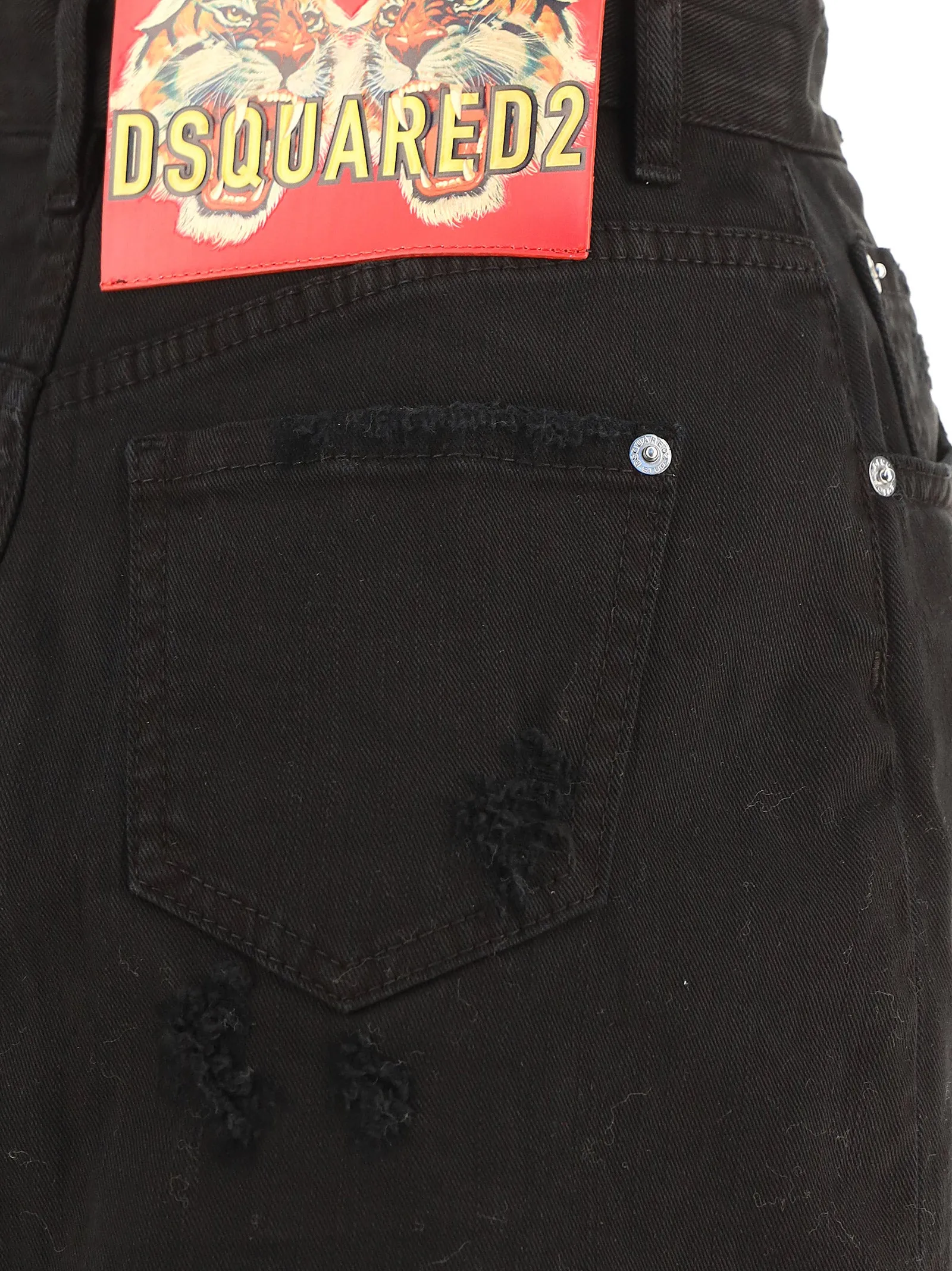 Dsquared2 Logo Patched Mini Skirt