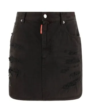 Dsquared2 Logo Patched Mini Skirt
