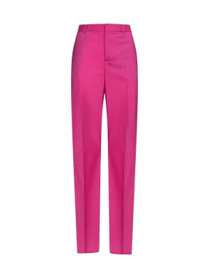 Dsquared2 Logo Plaque Wide-Leg Trousers