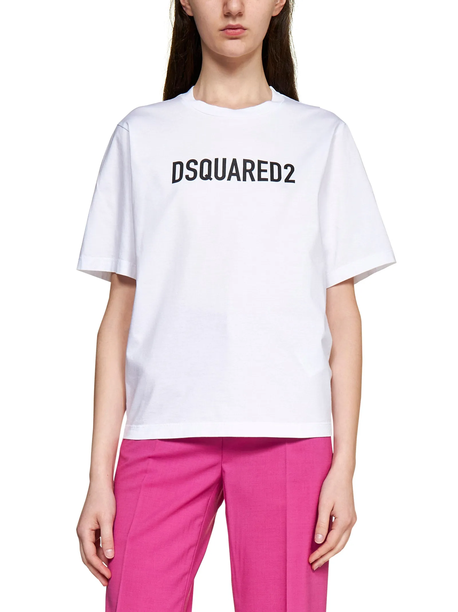 Dsquared2 Logo Printed Crewneck T-Shirt