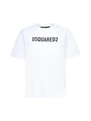 Dsquared2 Logo Printed Crewneck T-Shirt