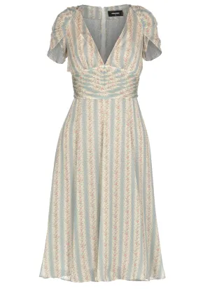 Dsquared2 Piss-Effect Midi Dress