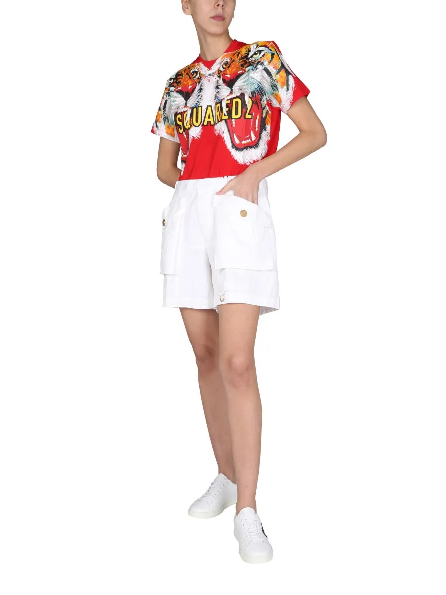 Dsquared2 Side Pocket Cargo Shorts