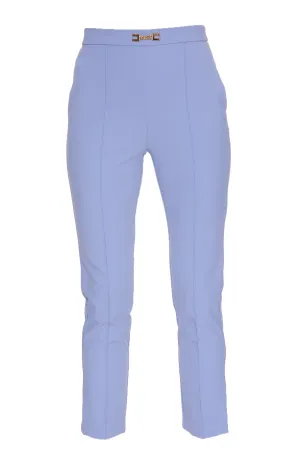 Elisabetta Franchi High Waist Slim Fit Trousers