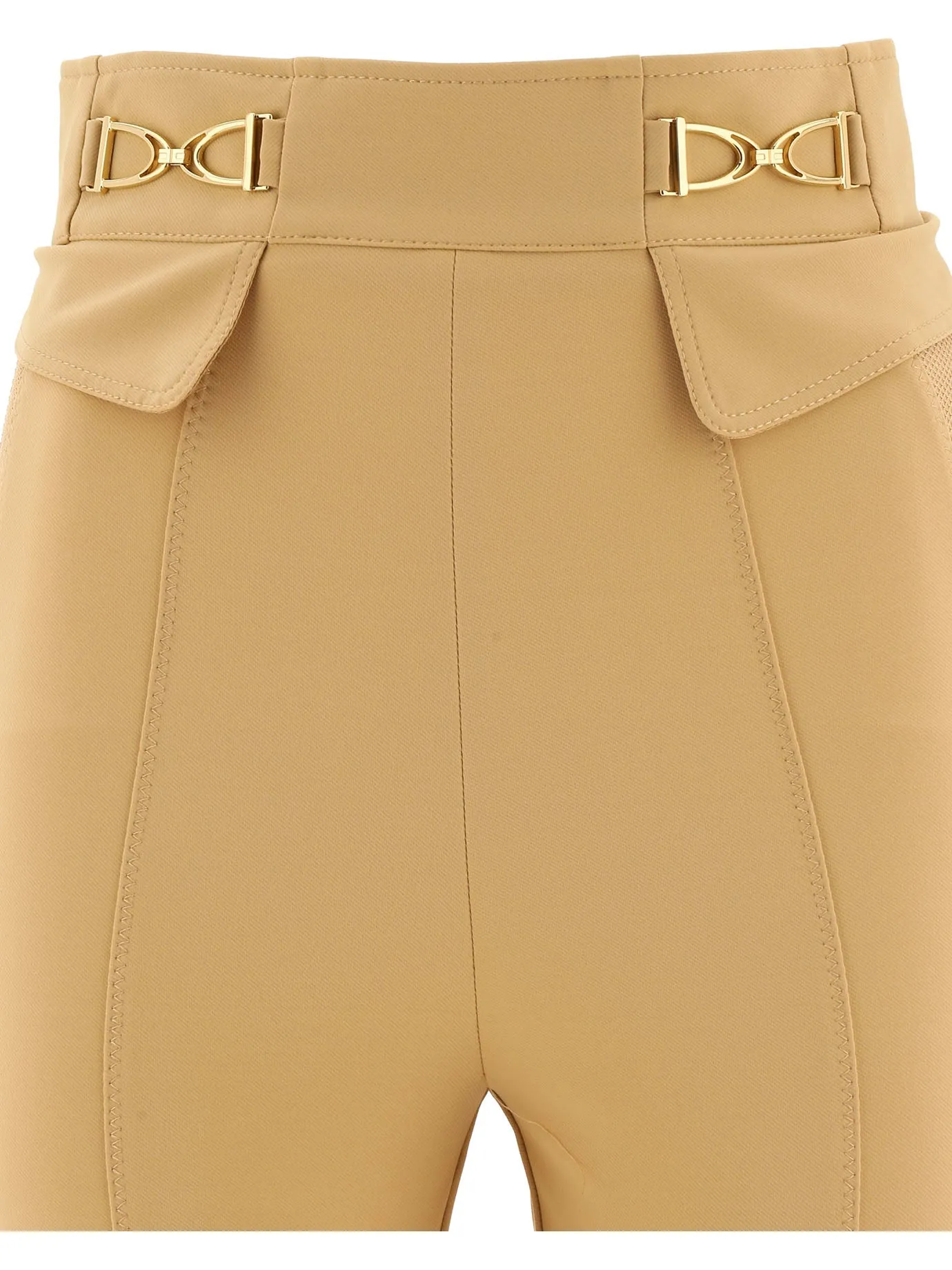 Elisabetta Franchi High Waisted Stretched Trousers