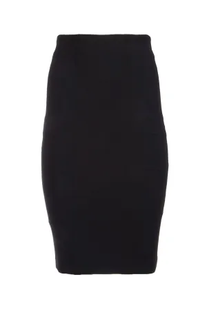Elisabetta Franchi Logo Embellished Pencil Midi Skirt