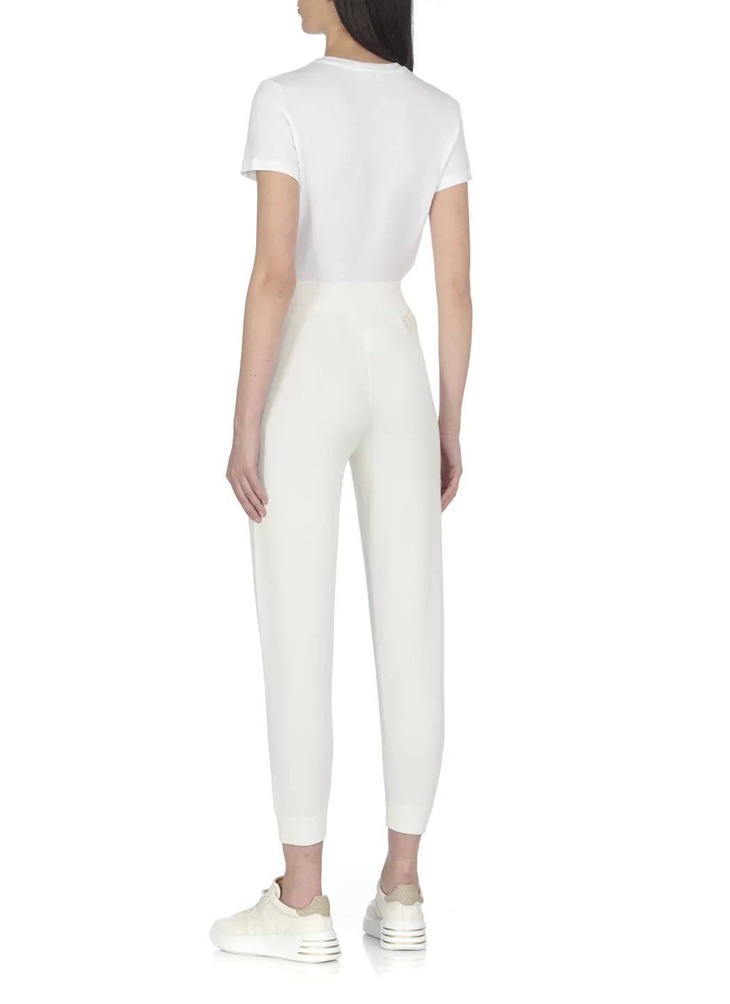 Elisabetta Franchi Logo Embroidered Track Pants