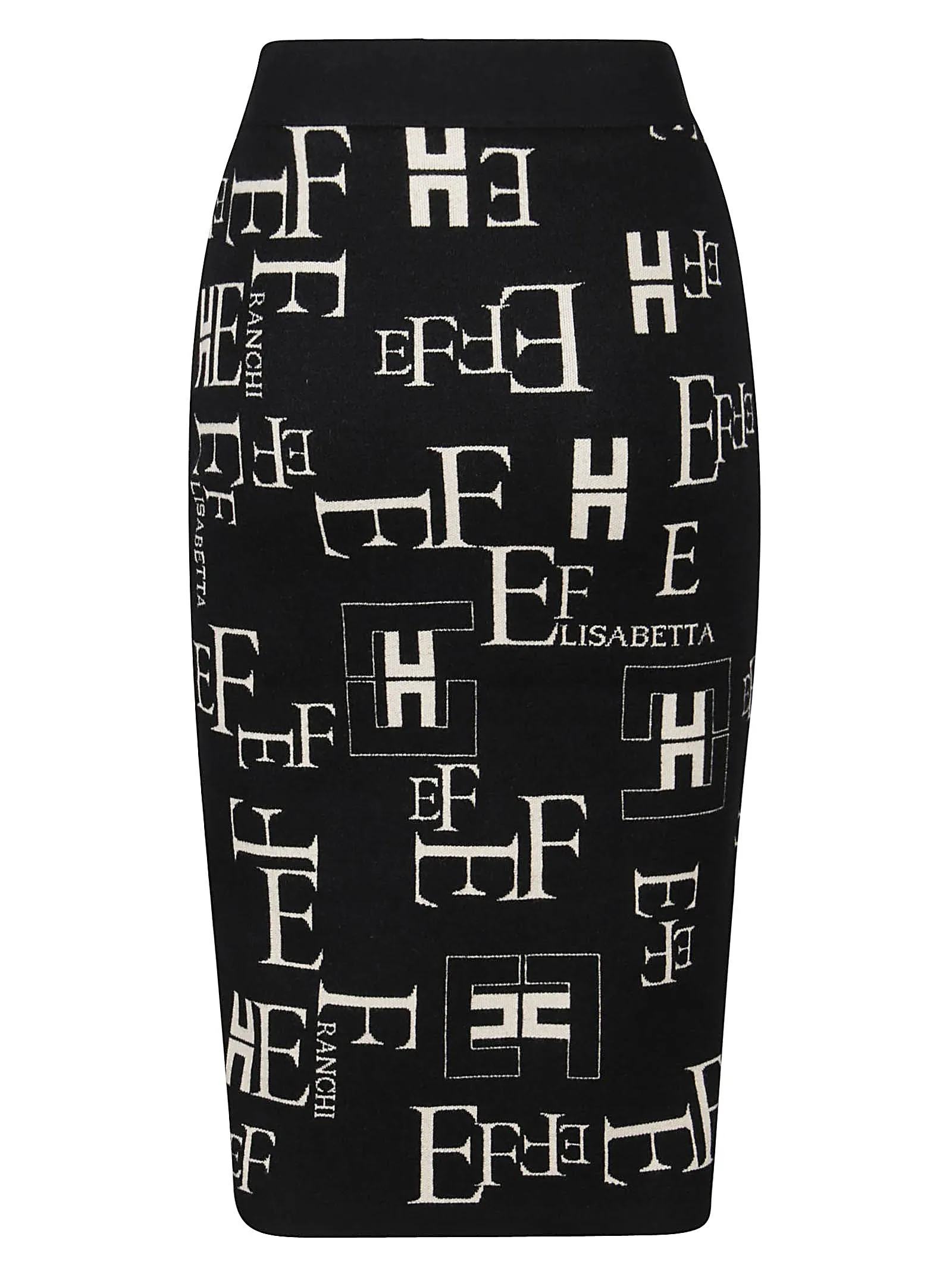 Elisabetta Franchi Monogram Mini Skirt