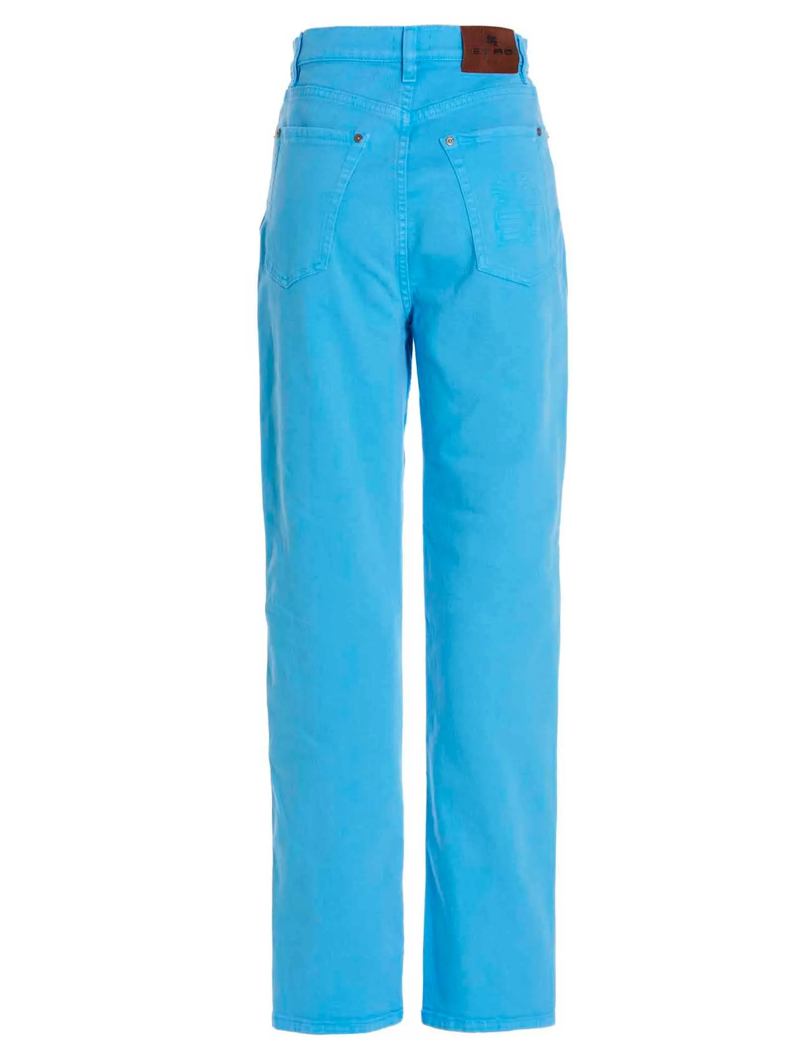 Etro Distressed Straight Leg Jeans