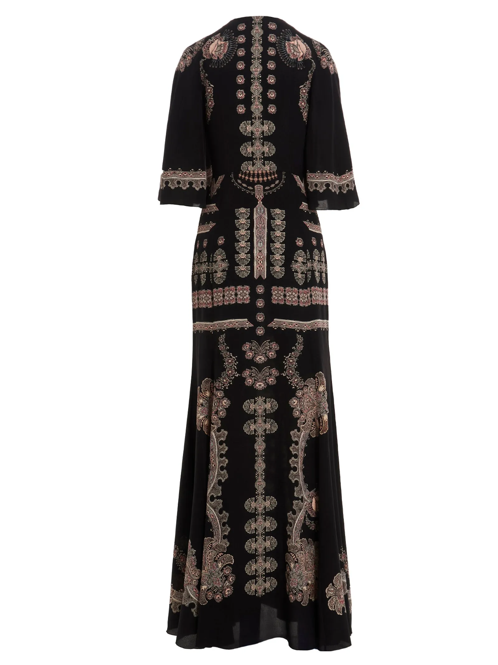 Etro Graphic Printed V-Neck Maxi Dress