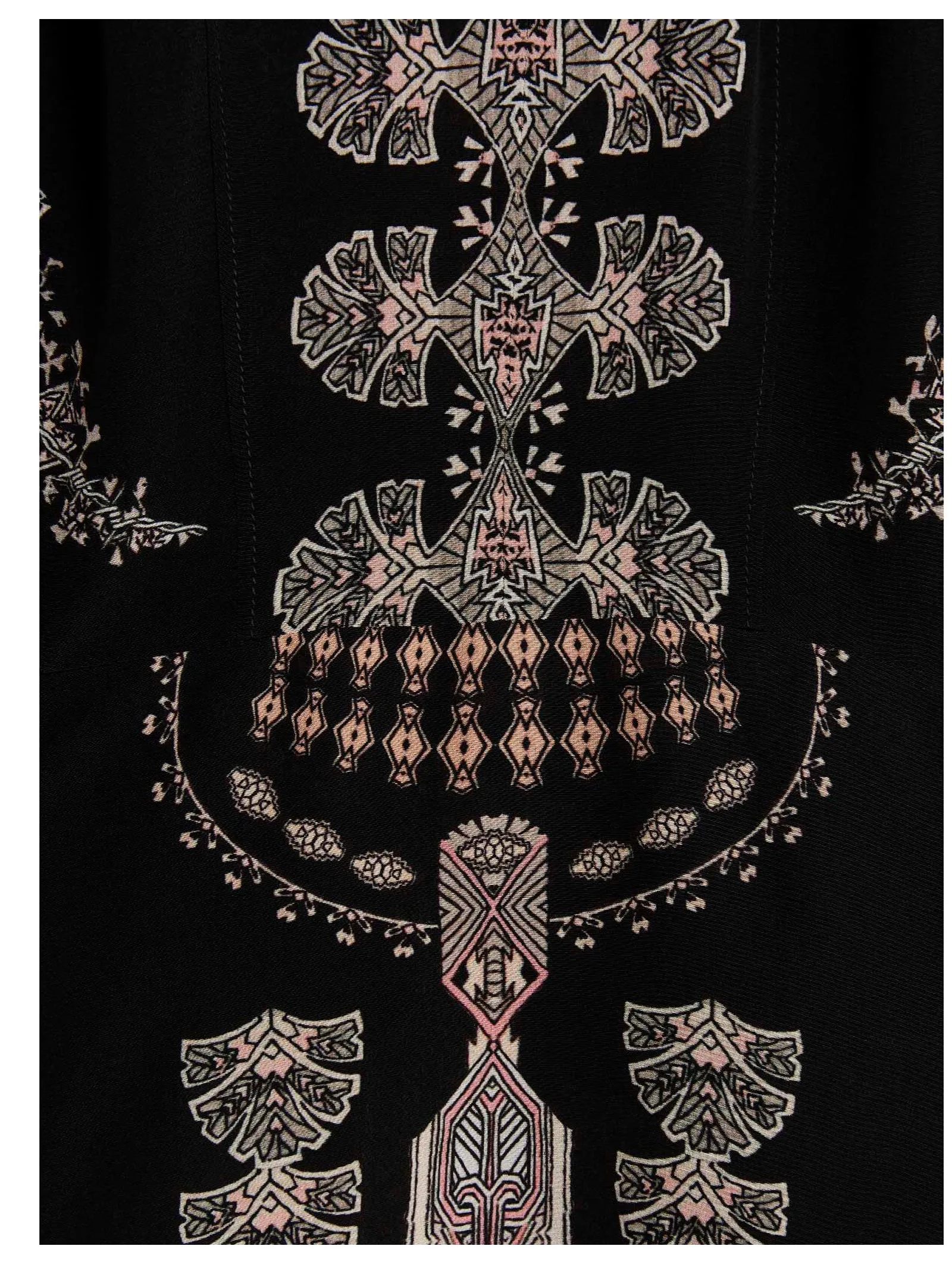 Etro Graphic Printed V-Neck Maxi Dress