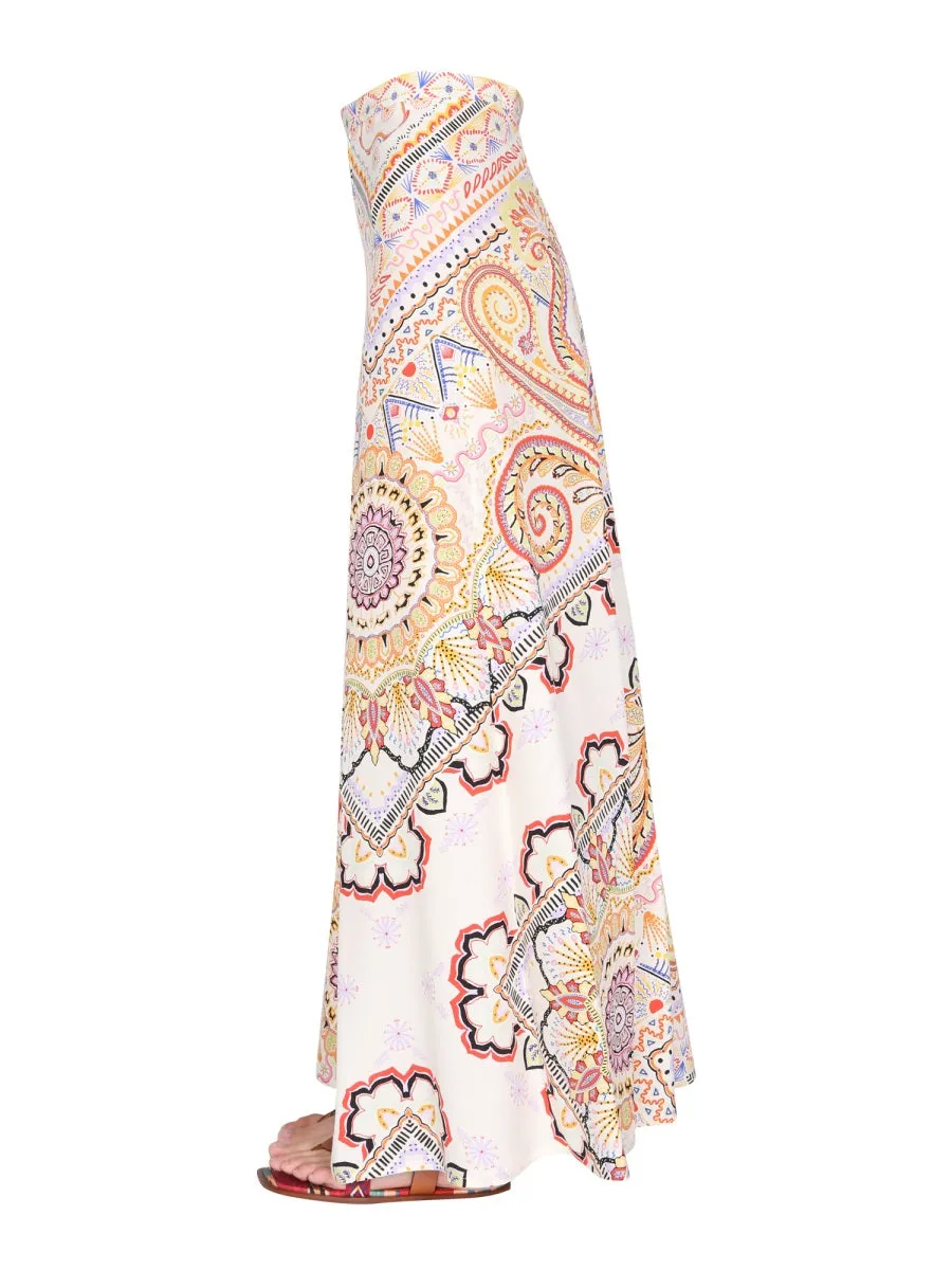 Etro Paisley Printed Maxi Skirt
