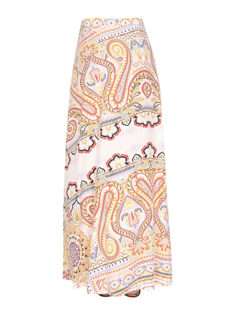 Etro Paisley Printed Maxi Skirt