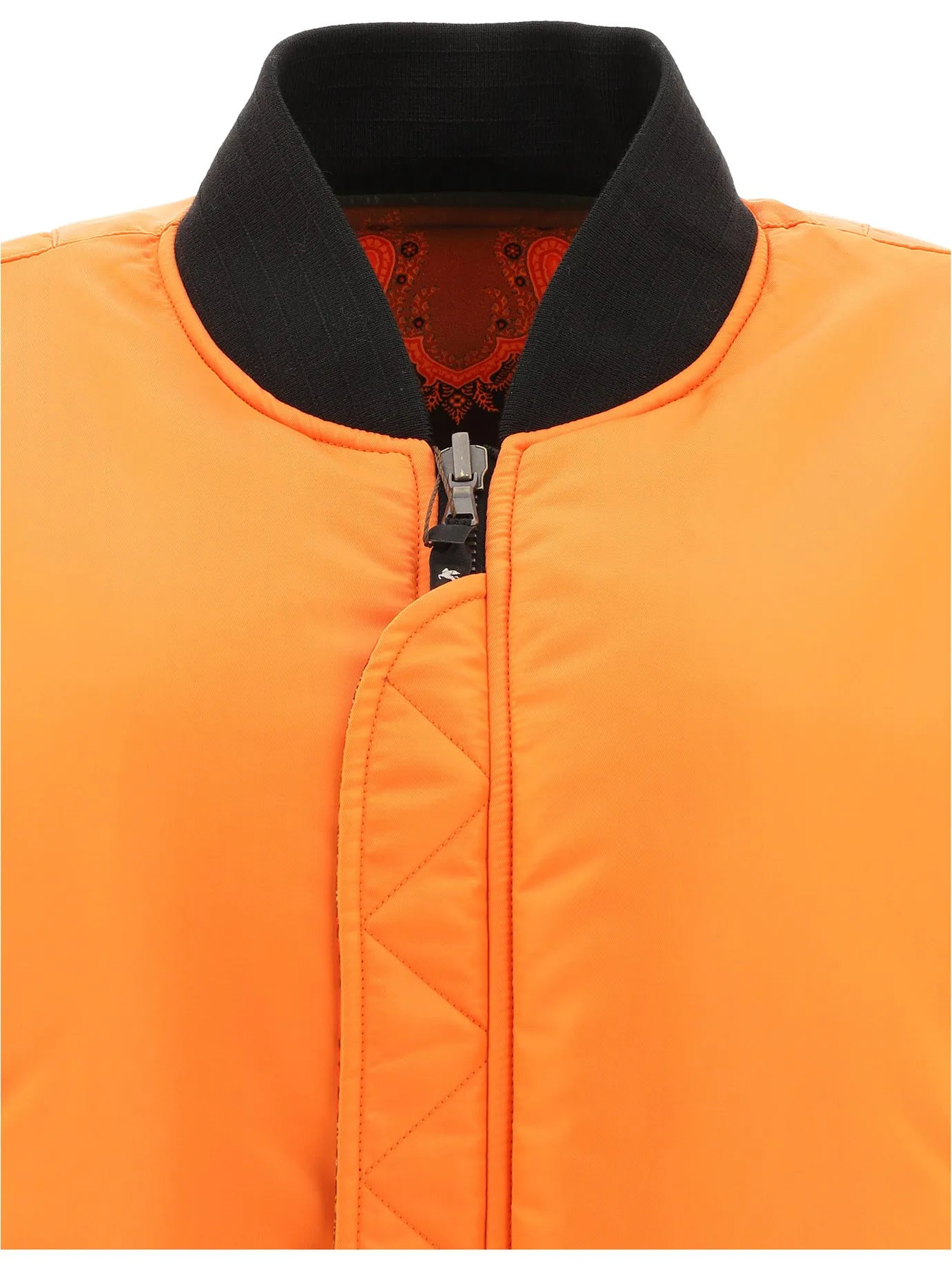 Etro Pattern Embroidered Reversible Bomber Jacket