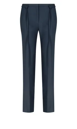 Eudon Choi Drawstring Straight Leg Pants
