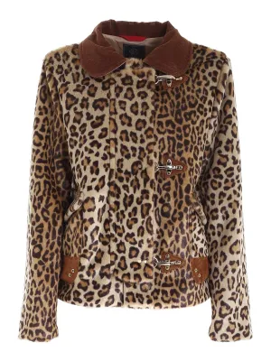 Fay 3 Ganci Faux Fur Jacket