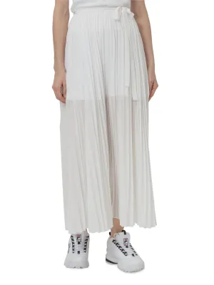 Fila Pleated Tie-Waist Skirt