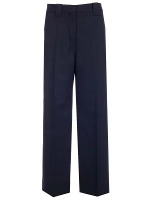 Ganni High Waist Wide Leg Trousers