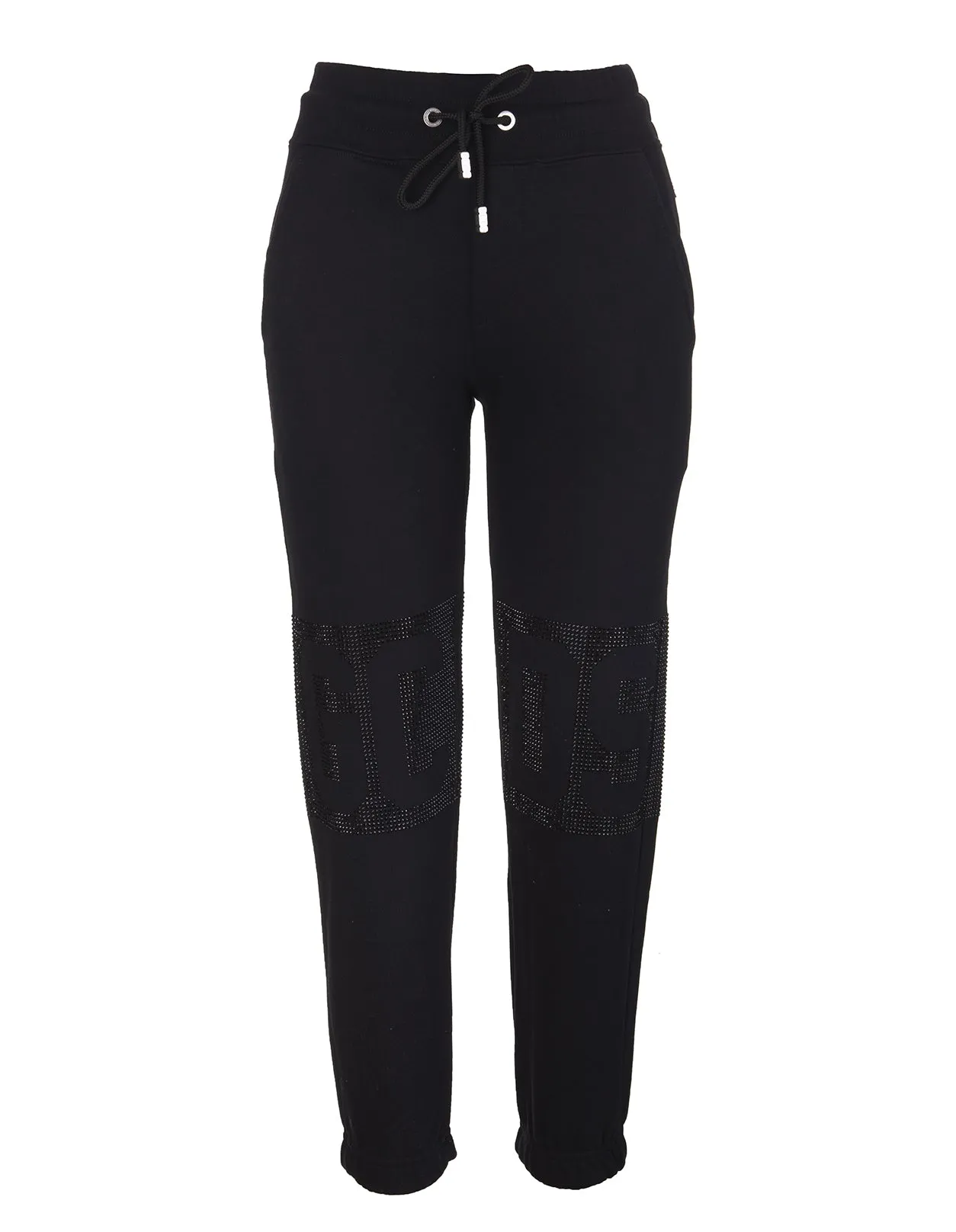 GCDS Logo Embellished Drawstring Jogging Pants