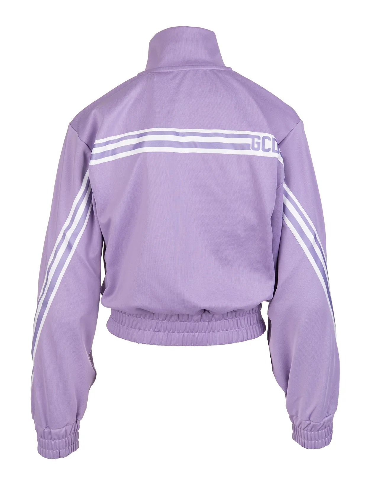 GCDS Logo Printed Zip-Up Jacket