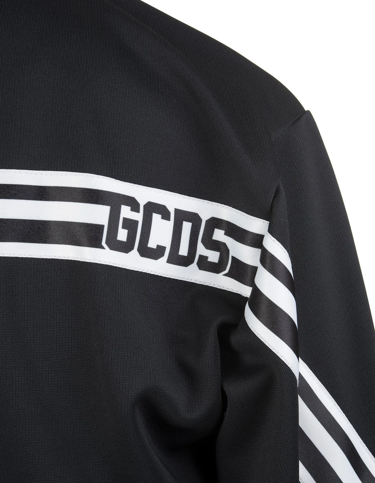 GCDS Logo Printed Zip-Up Jacket