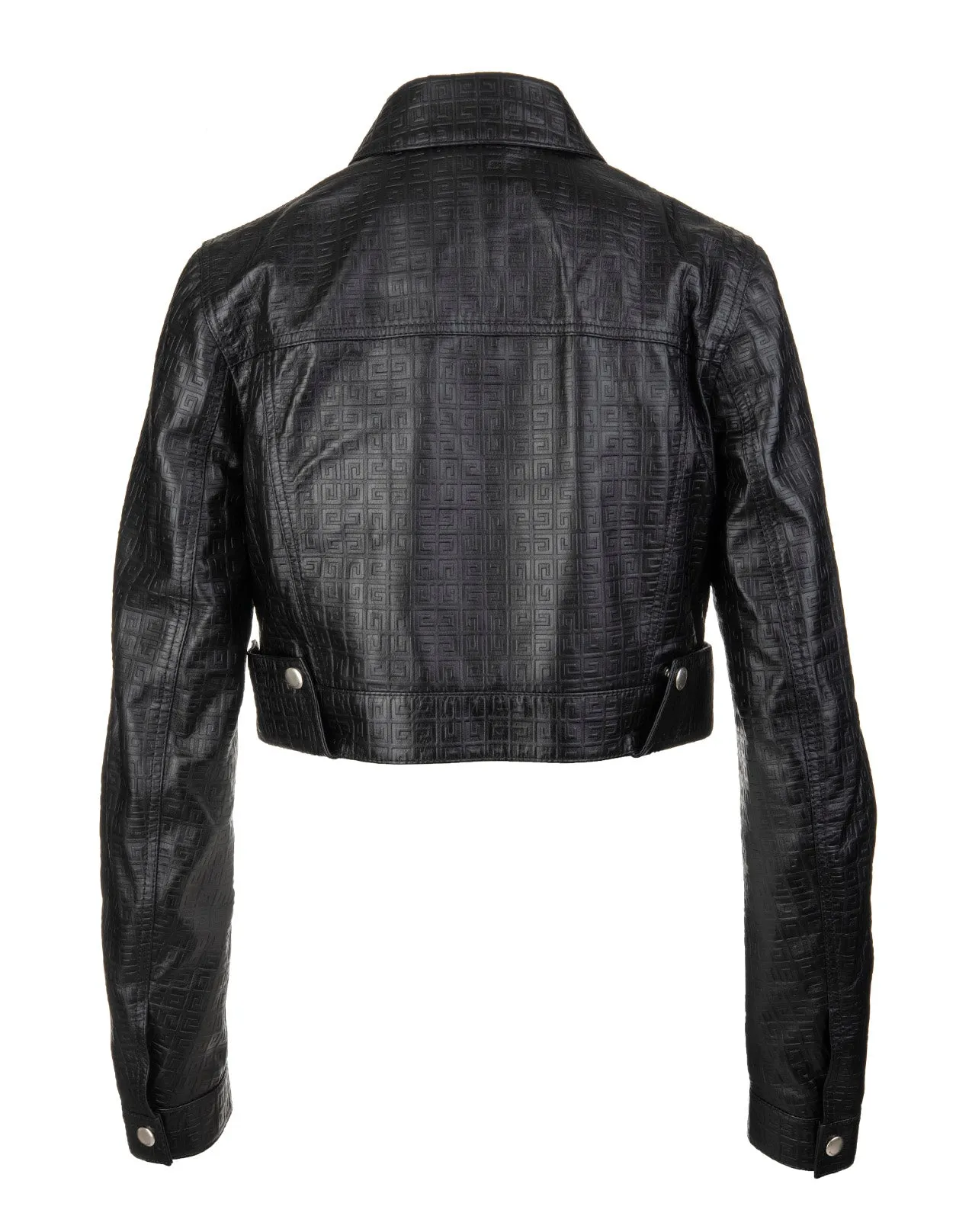 Givenchy 4G Motif Cropped Zipped Jacket