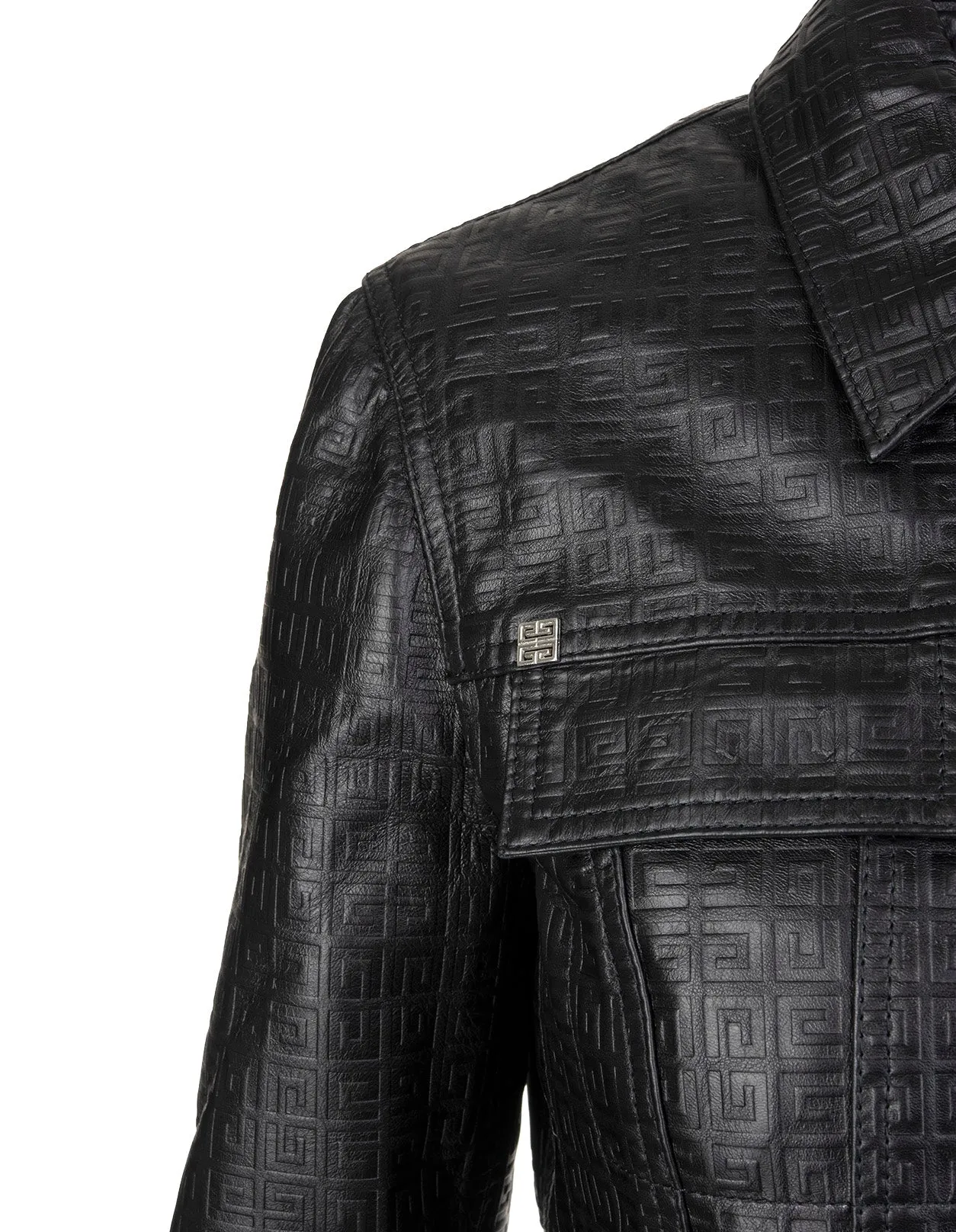 Givenchy 4G Motif Cropped Zipped Jacket