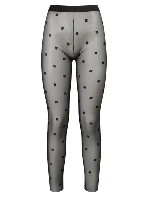 Givenchy 4G Motif Semi-Sheer Leggings