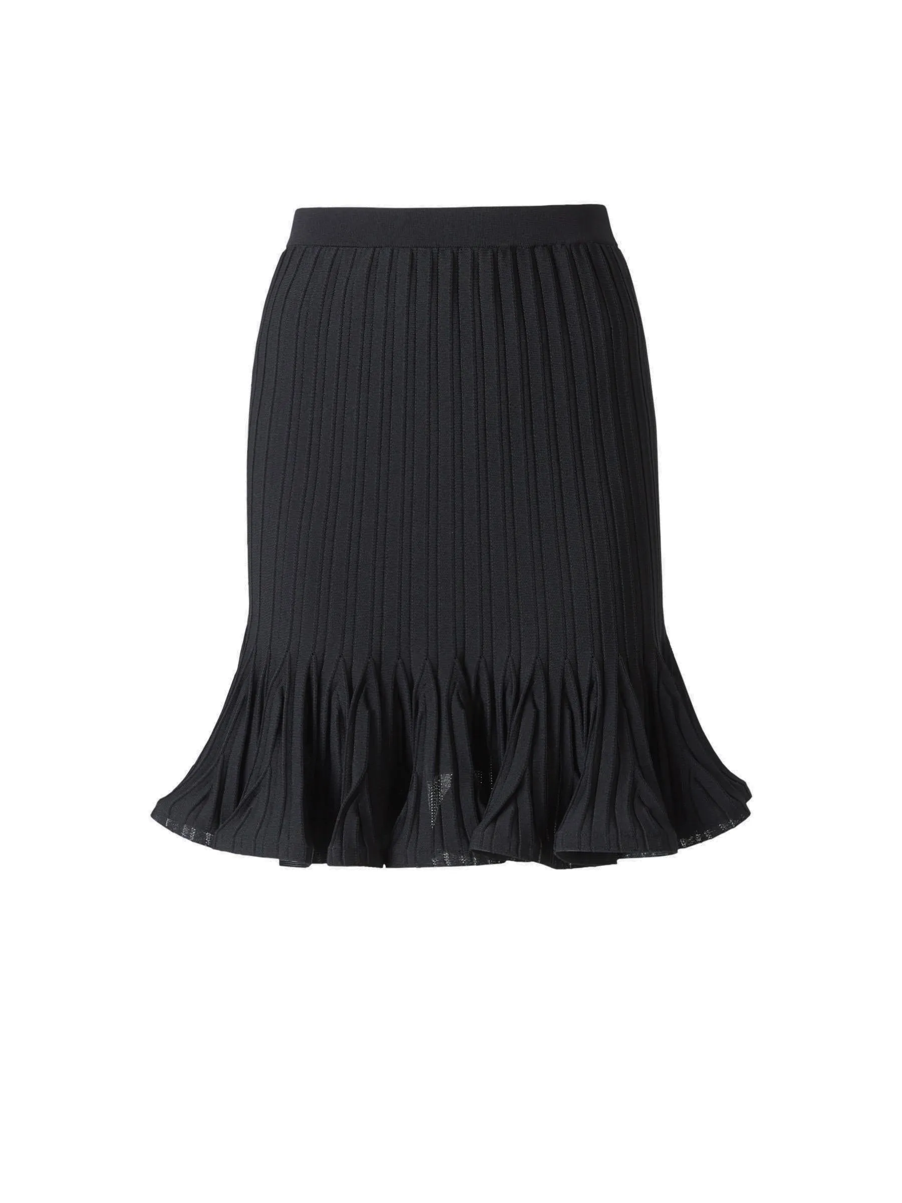 Givenchy Ruffled Ribbed Mini Skirt